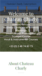 Mobile Screenshot of chateaucharly.com